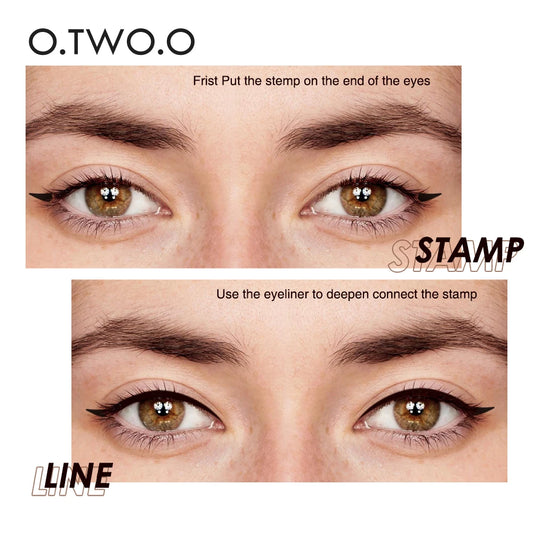 O.TWO.O Double-Ended Waterproof Eyeliner Stamp Pen